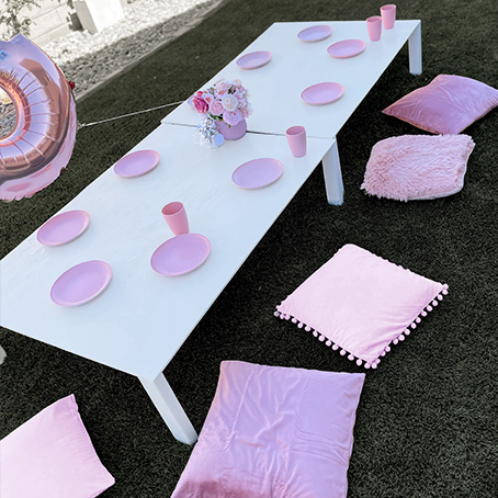 Adorable DIY Low Table For Kids Party Project - Flavor & Decor